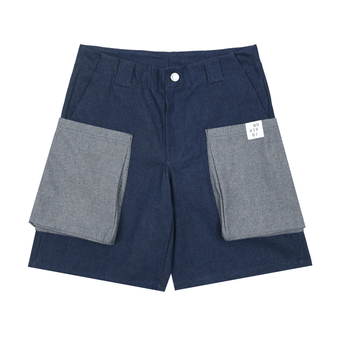 Astronaut Cargo Shorts [Denim]